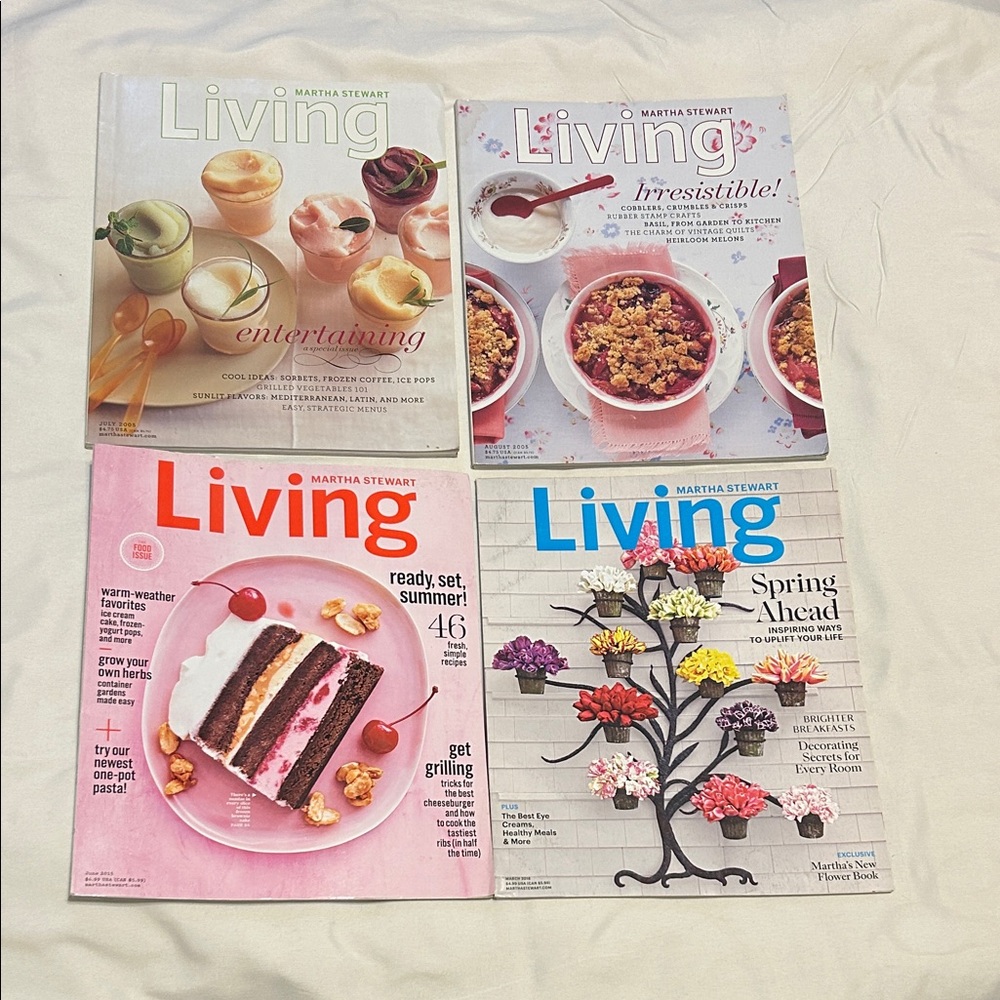 Martha Stewart Living Magazine lot Spring Summer